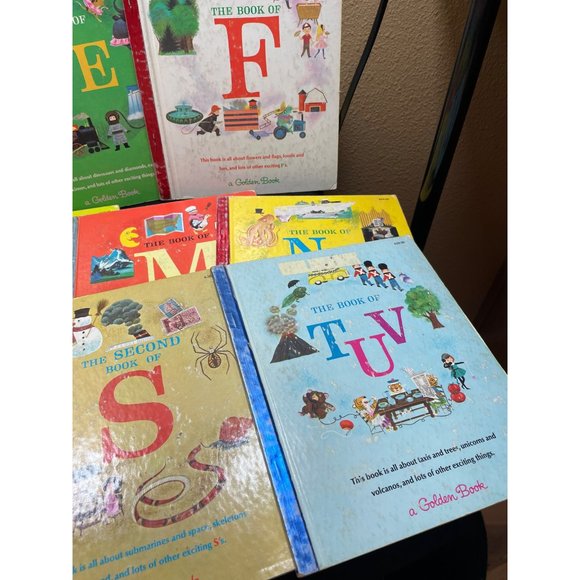 The Golden Book Set Of Alphabet A To Z 1965 Original Set Of 16 - Picture 6 of 15